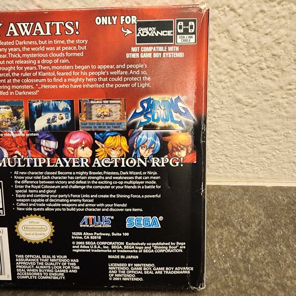 Game - Shining Soul II (CIB+) - GBA - Atlus - Sega - Picture 6 of 12